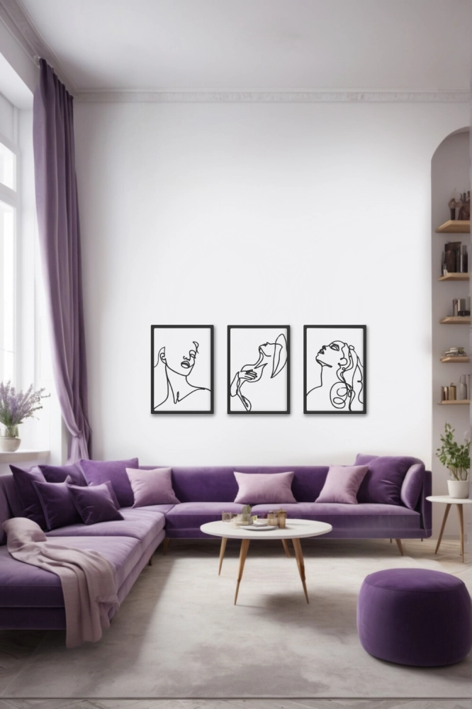 Metalowe obrazy Sensualne Kobiety (Zestaw)
