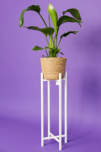 Metalowy kwietnik klasyczny 80 cm w stylu loft