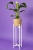 Metalowy kwietnik klasyczny 80 cm w stylu loft