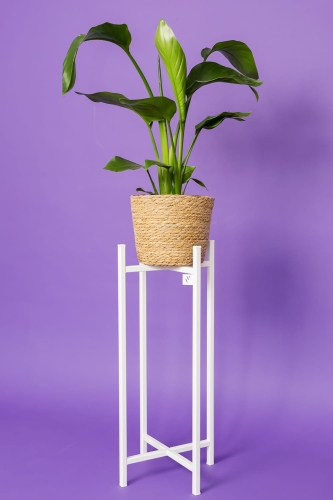 Metalowy kwietnik klasyczny 80 cm w stylu loft