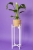 Metalowy kwietnik klasyczny 80 cm w stylu loft