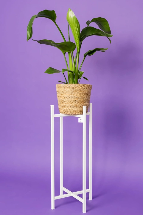 Metalowy kwietnik klasyczny 80 cm w stylu loft