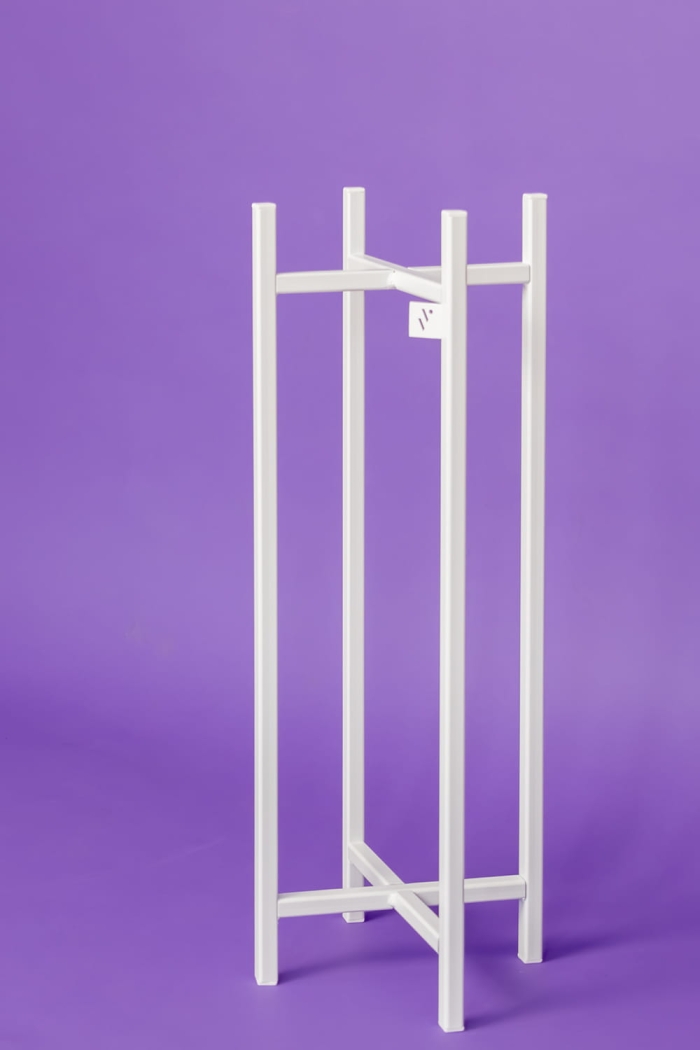 Metalowy kwietnik klasyczny 80 cm w stylu loft