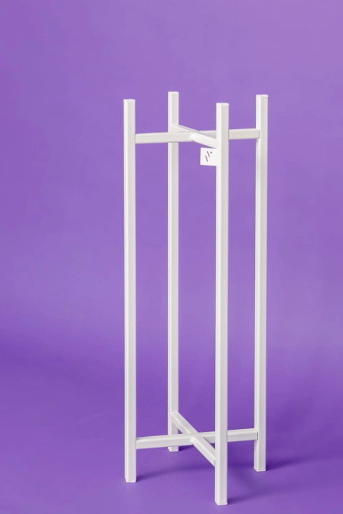 Metalowy kwietnik klasyczny 80 cm w stylu loft