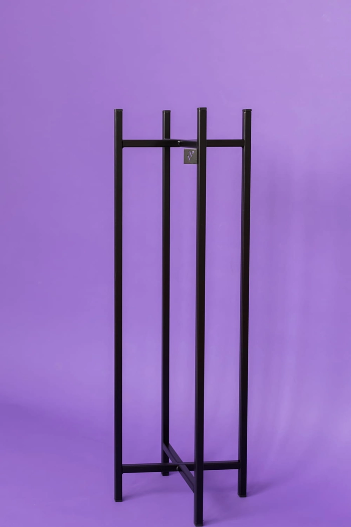 Metalowy kwietnik klasyczny 80 cm w stylu loft