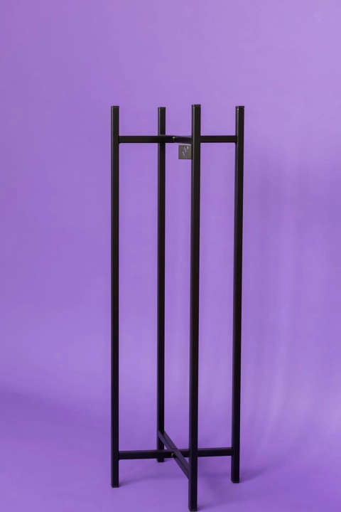 Metalowy kwietnik klasyczny 80 cm w stylu loft