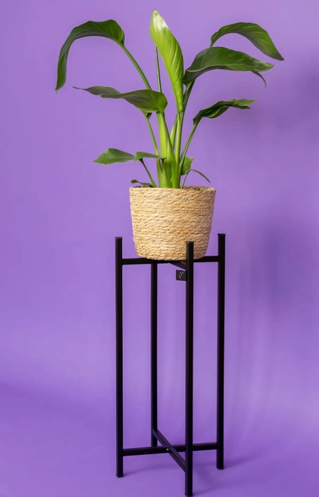 Metalowy stojak na kwiaty 60 cm śr. 20cm