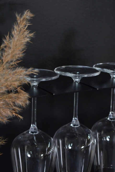 Metalowy stojak na wino Rosso I