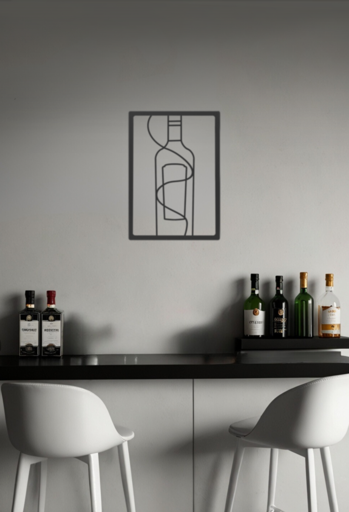 Metalowy obraz Martini II