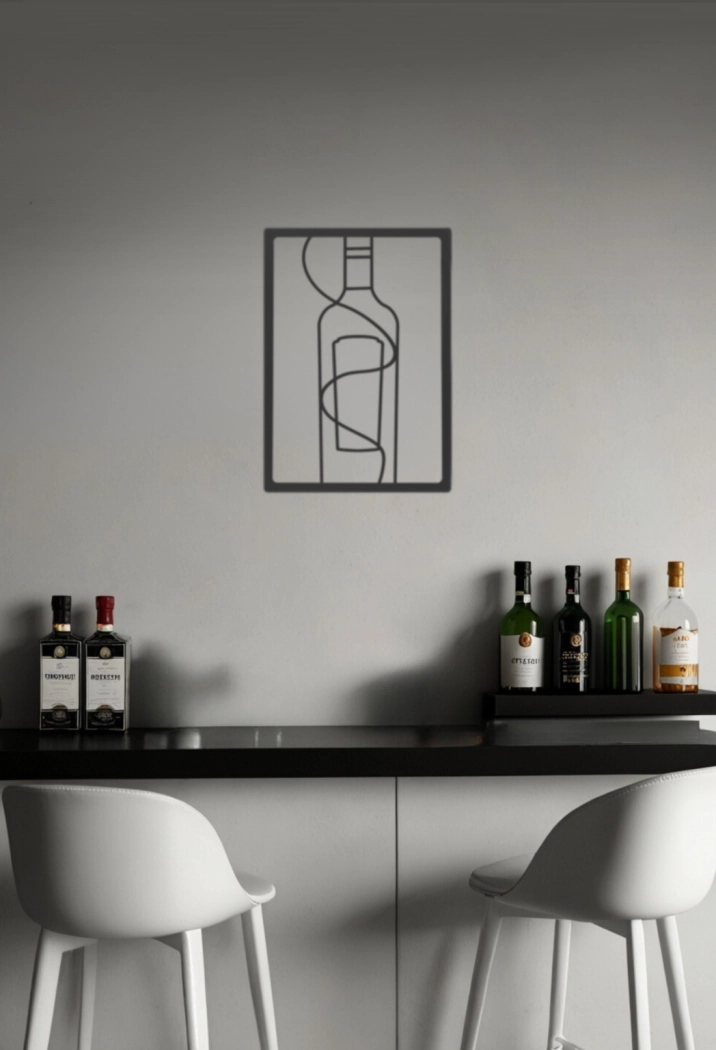 Metalowy obraz Martini II