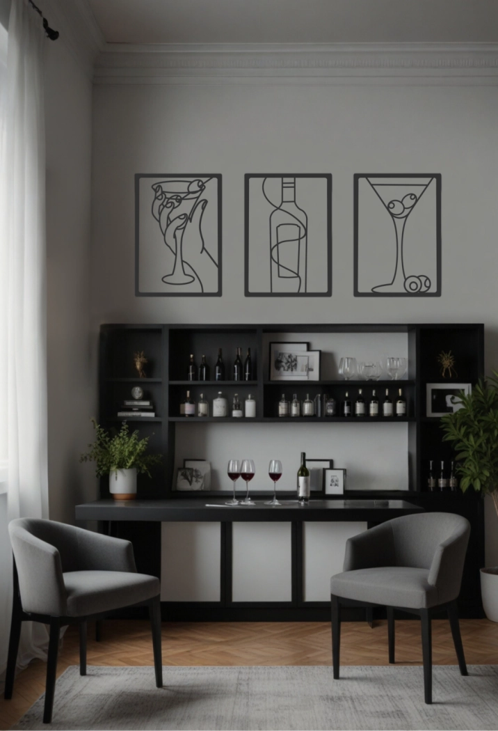Metalowe obrazy Martini