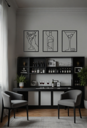 Metalowe obrazy Martini