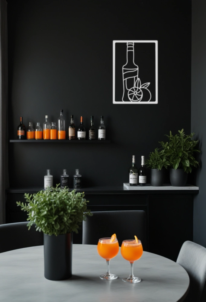Metalowy obraz Aperol II