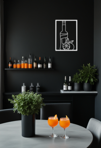 Metalowy obraz Aperol II