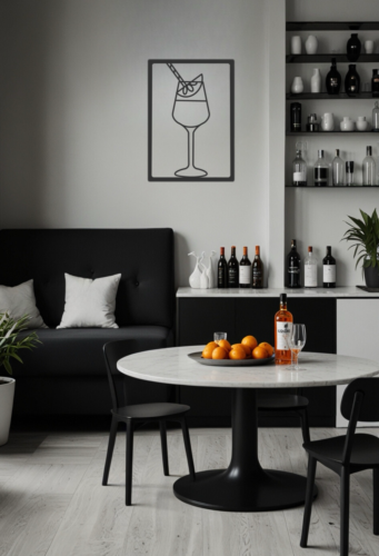 Metalowy obraz Aperol I