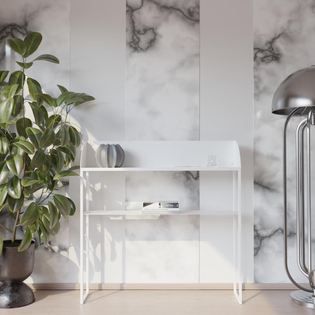Konsola Tabula, metalowa konsola do przedpokoju