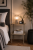 Stolik pomocniczy metalowy Structa dwupoziomowy - stolik boczny loft
