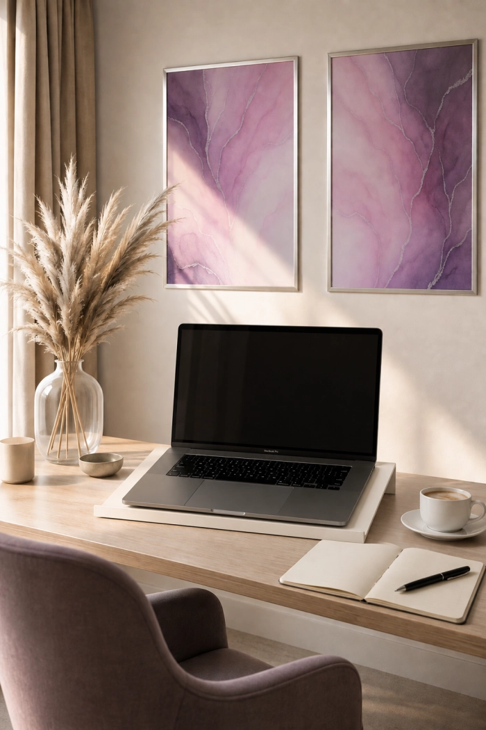 Podstawka pod laptopa metalowa - ergonomiczny stojak na biurko