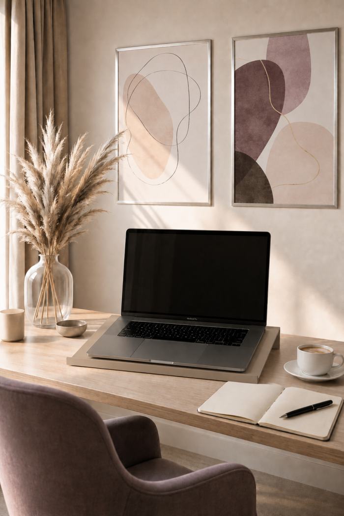 Podstawka pod laptopa metalowa - ergonomiczny stojak na biurko