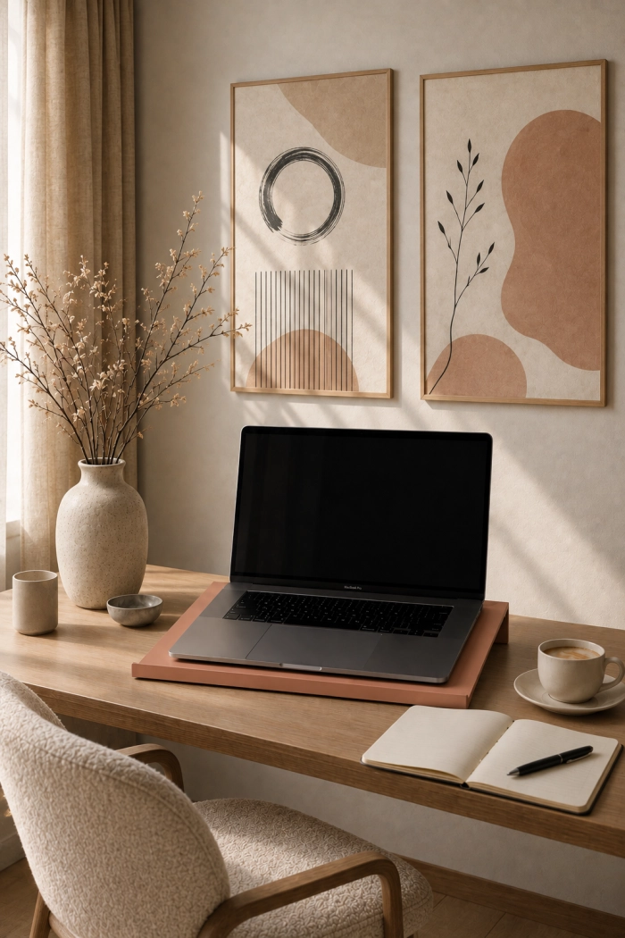 Podstawka pod laptopa metalowa - ergonomiczny stojak na biurko
