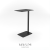 Metalowy stolik do kanapy Axis Maxi 44x32 cm - stolik pomocniczy loft