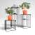 Metalowe kwietniki w stylu loft Velvet