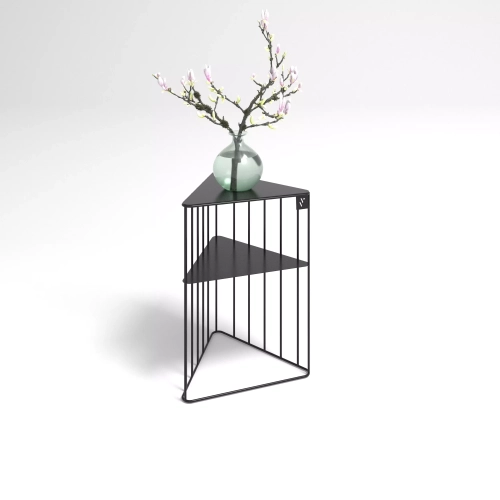 Metalowy kwietnik trójkąt 50 cm Regia