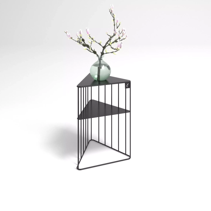 Metalowy kwietnik trójkąt 50 cm Regia