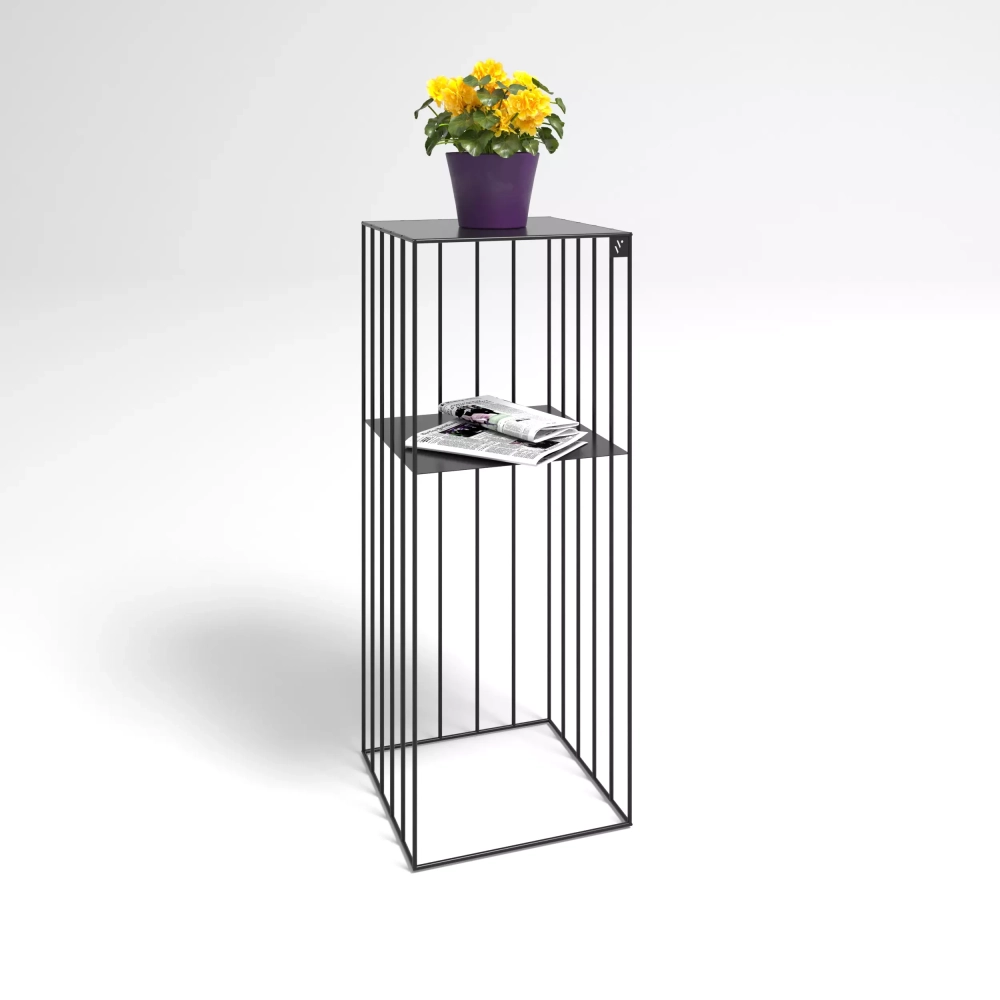 Metalowy kwietnik kwadrat 80cm Velvet