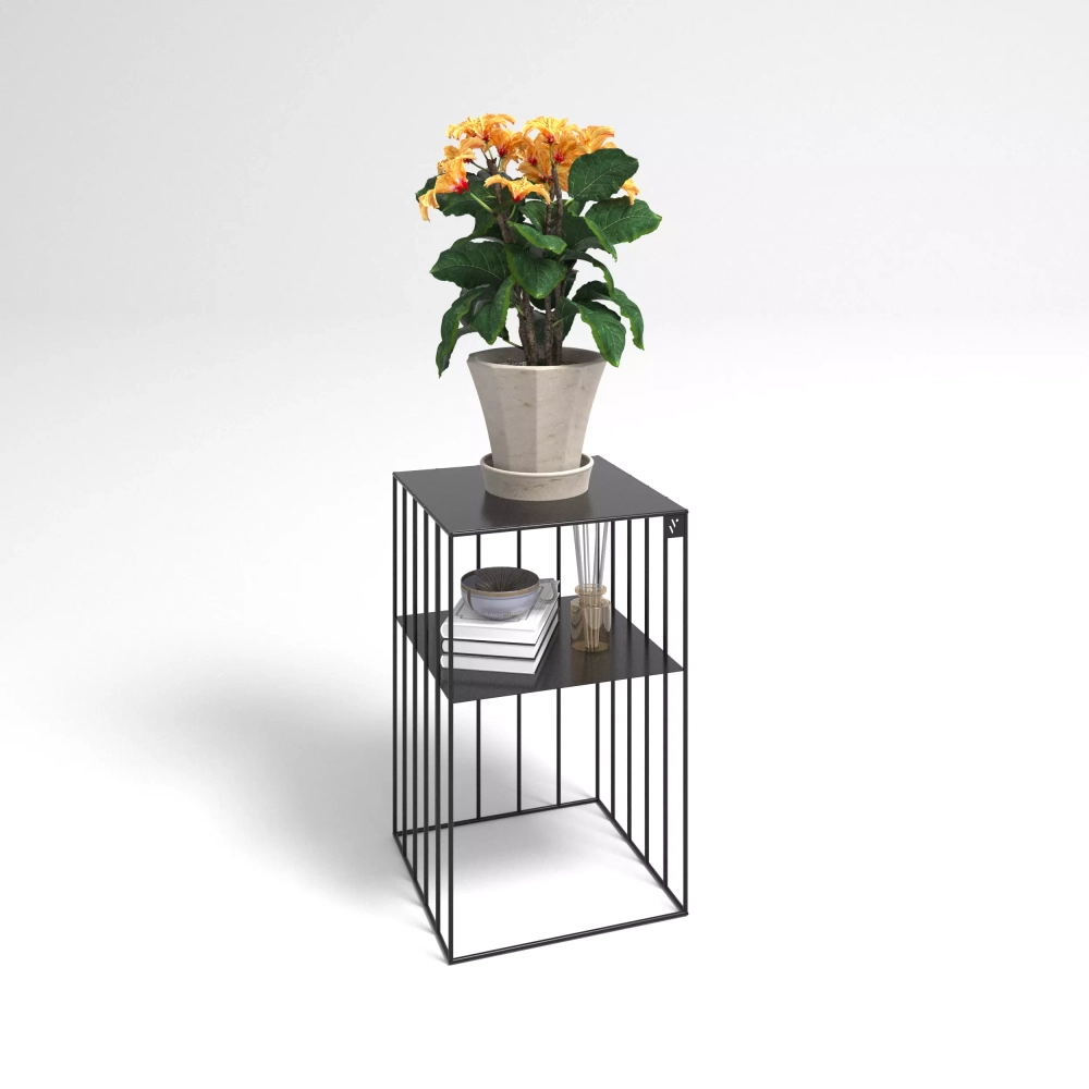 Metalowy kwietnik kwadrat 50 cm Velvet