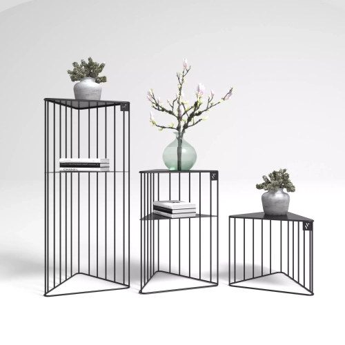 Metalowe kwietniki w stylu loft Regia