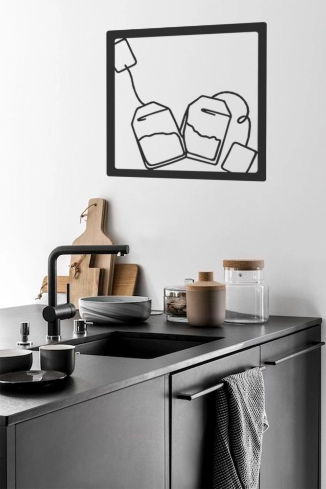 Metalowy obraz Herbata II