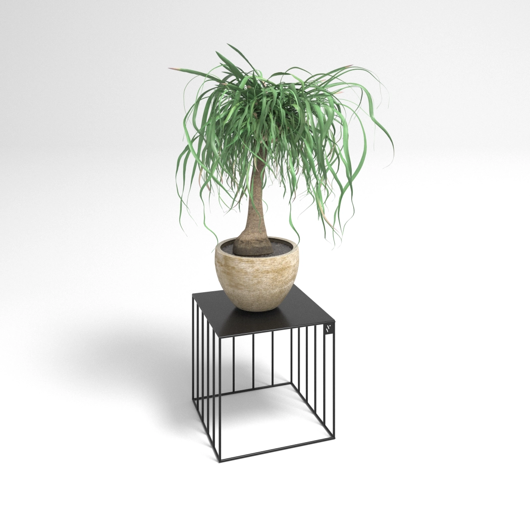 Metalowy kwietnik kwadrat 30 cm Velvet