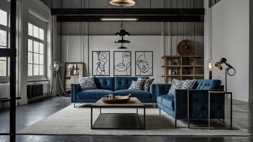 Metalowe obrazy Twarze (Zestaw)