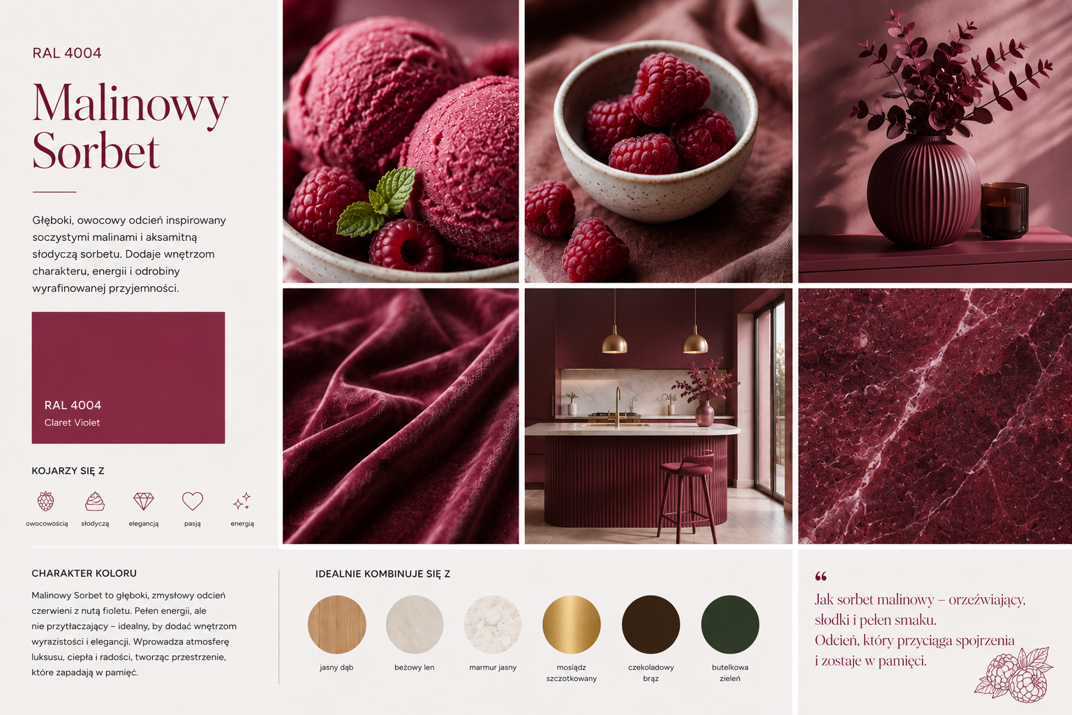 Malinowy Sorbet
